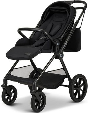 Moon Kombi-Kinderwagen Clicc, black/melange