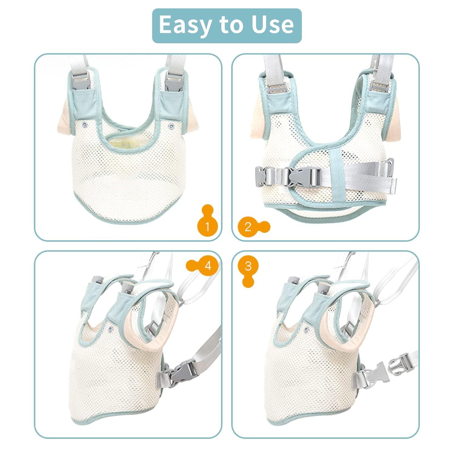 AURIVION Lauflernwagen Lauflernwagen Lauflernhilfe für Baby, (Set, 1-tlg., Verstellbar mit Lätzchen), Baby Lauflernhilfe