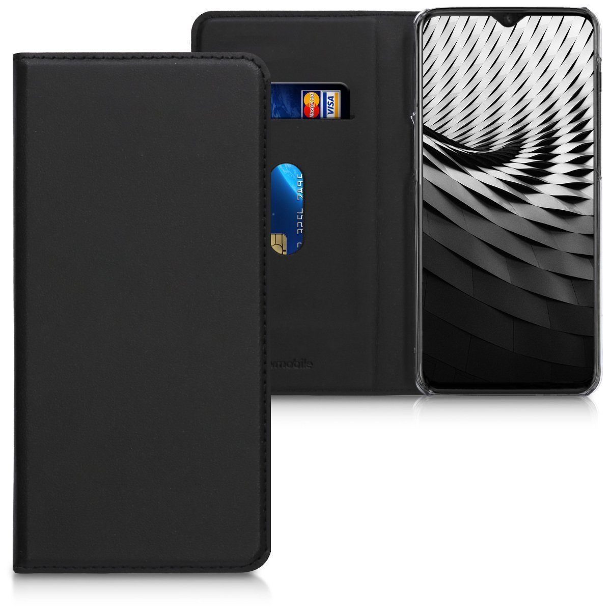 kwmobile Etui kwmobile Hülle kompatibel mit OnePlus 6T - Kunstleder Handy, Hülle für OnePlus 6T - Kunstleder Handy Schutzhülle - Flip Cover Case