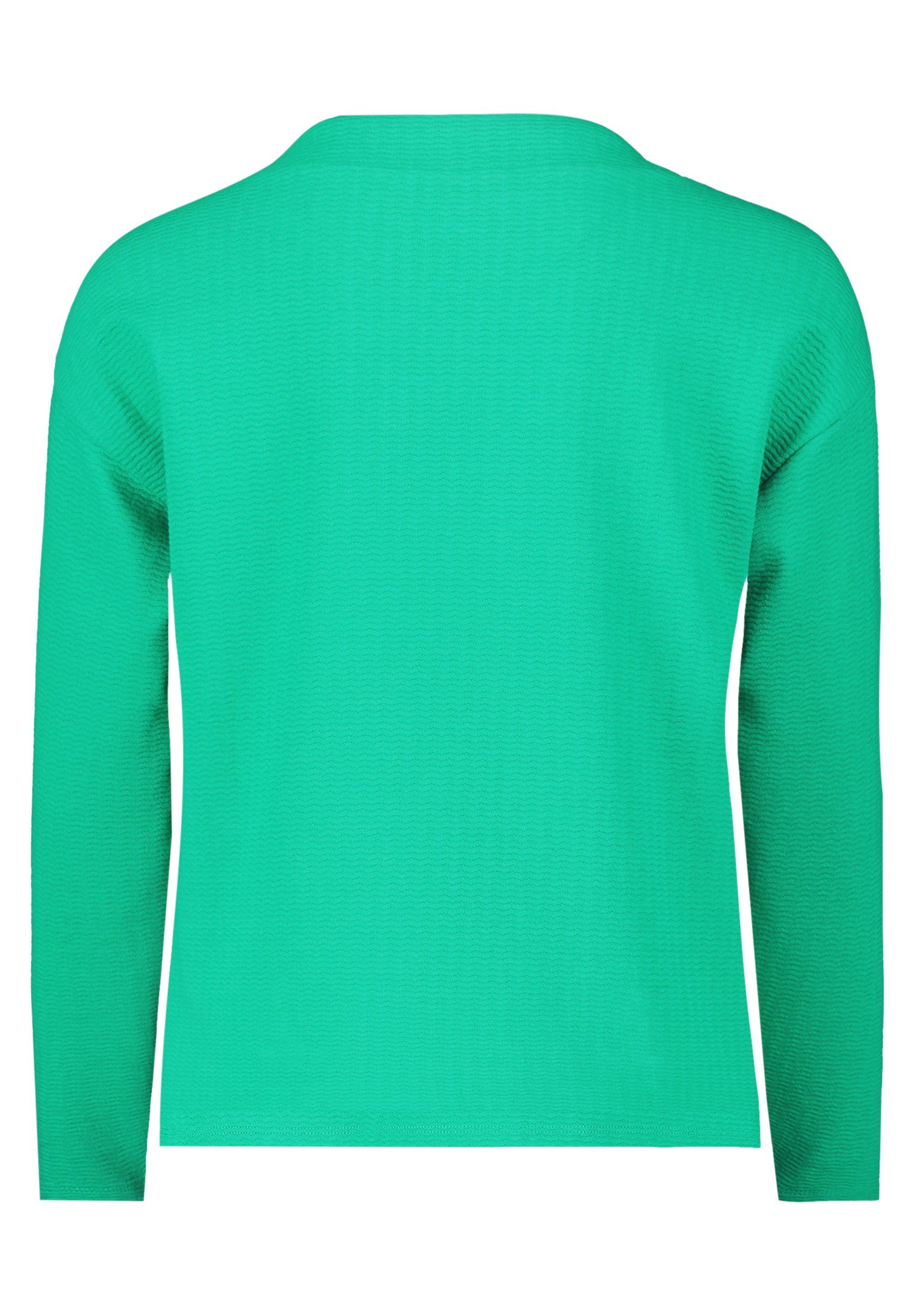Green hohem T-Shirt Betty mit Grass Barclay (1-tlg) Kragen Struktur