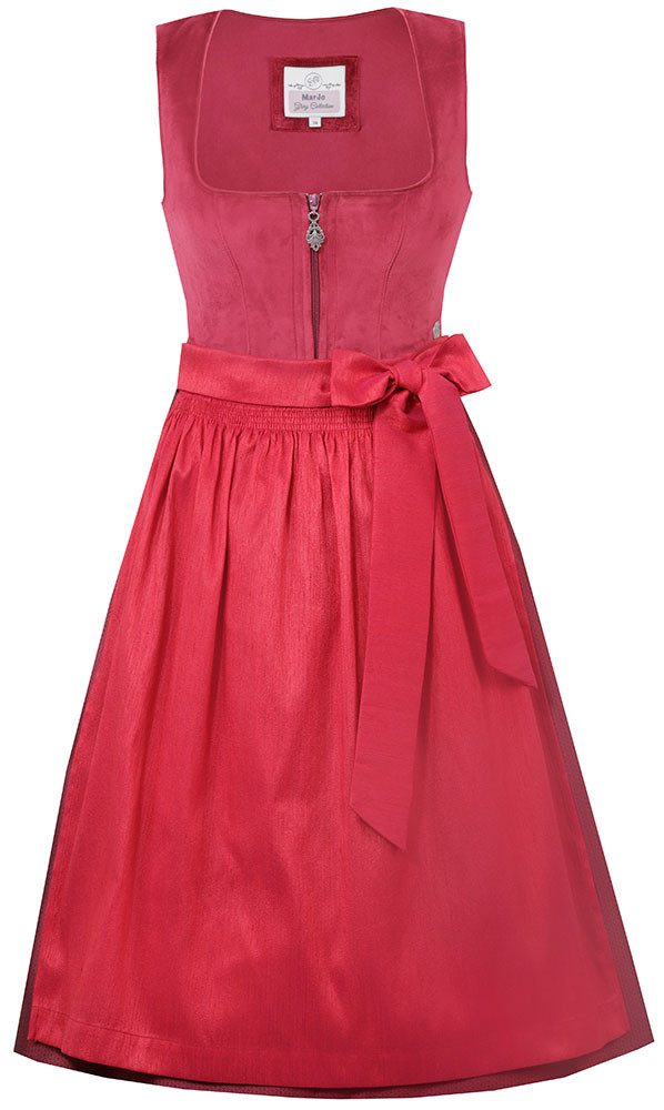 MarJo Dirndl Dirndl Pinzberg 65cm Länge magenta