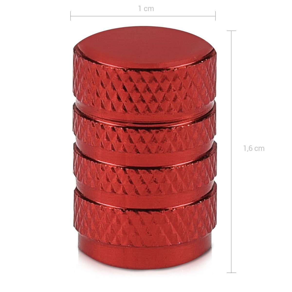 kwmobile Etui 5x Auto Ventilkappen Abdeckung, Schraderventil Metall Kappen günstig online kaufen