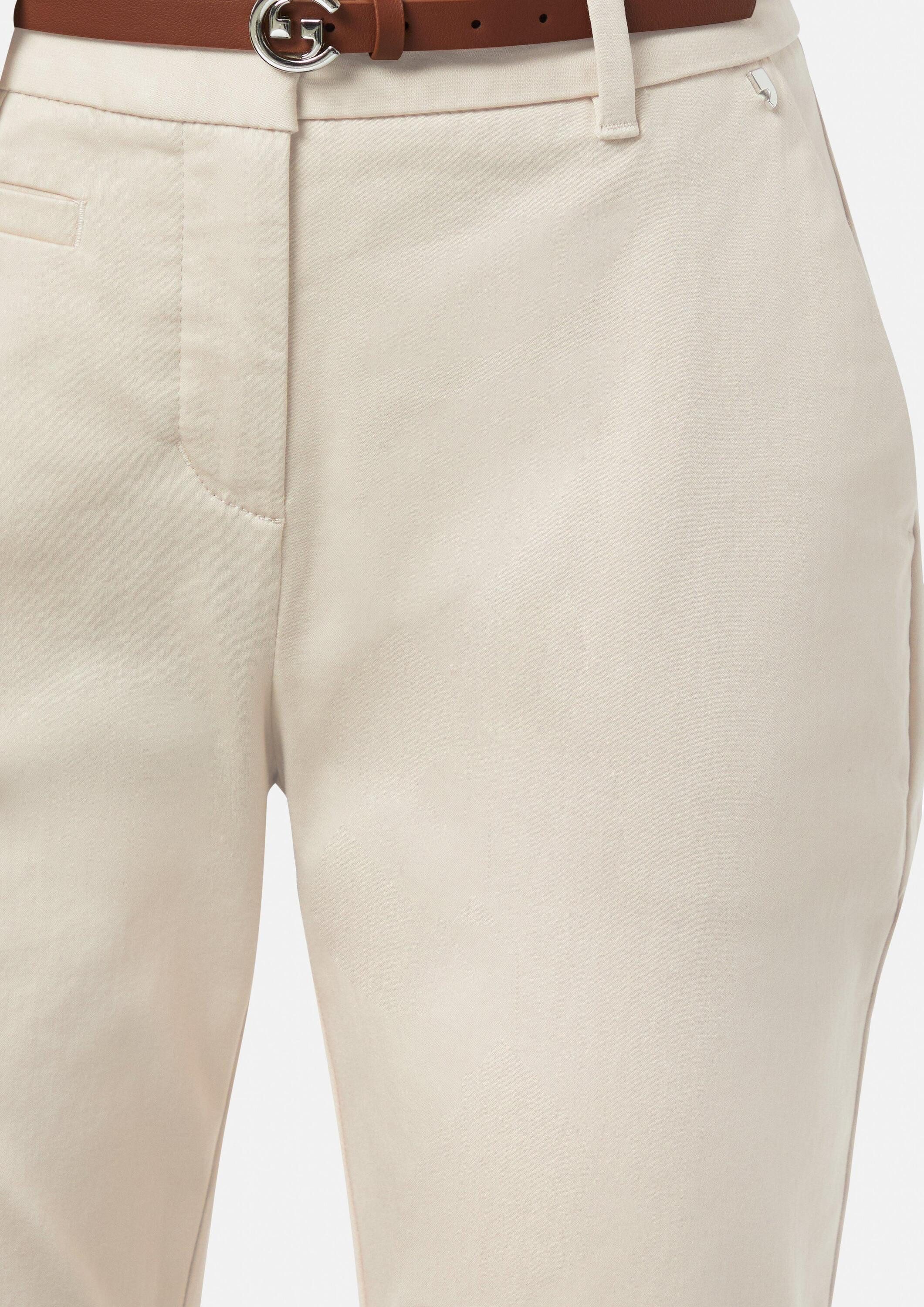 comma Chinos Hose Chinohose mit Gürtel