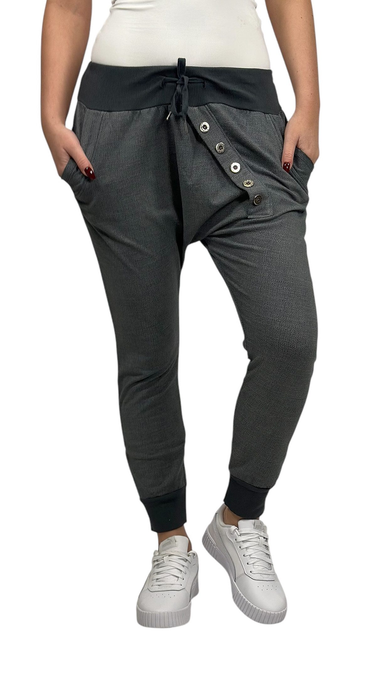 Mississhop Boyfriend-Hose Sweatpants Jogginghose Baumwolle Freizeithose günstig online kaufen