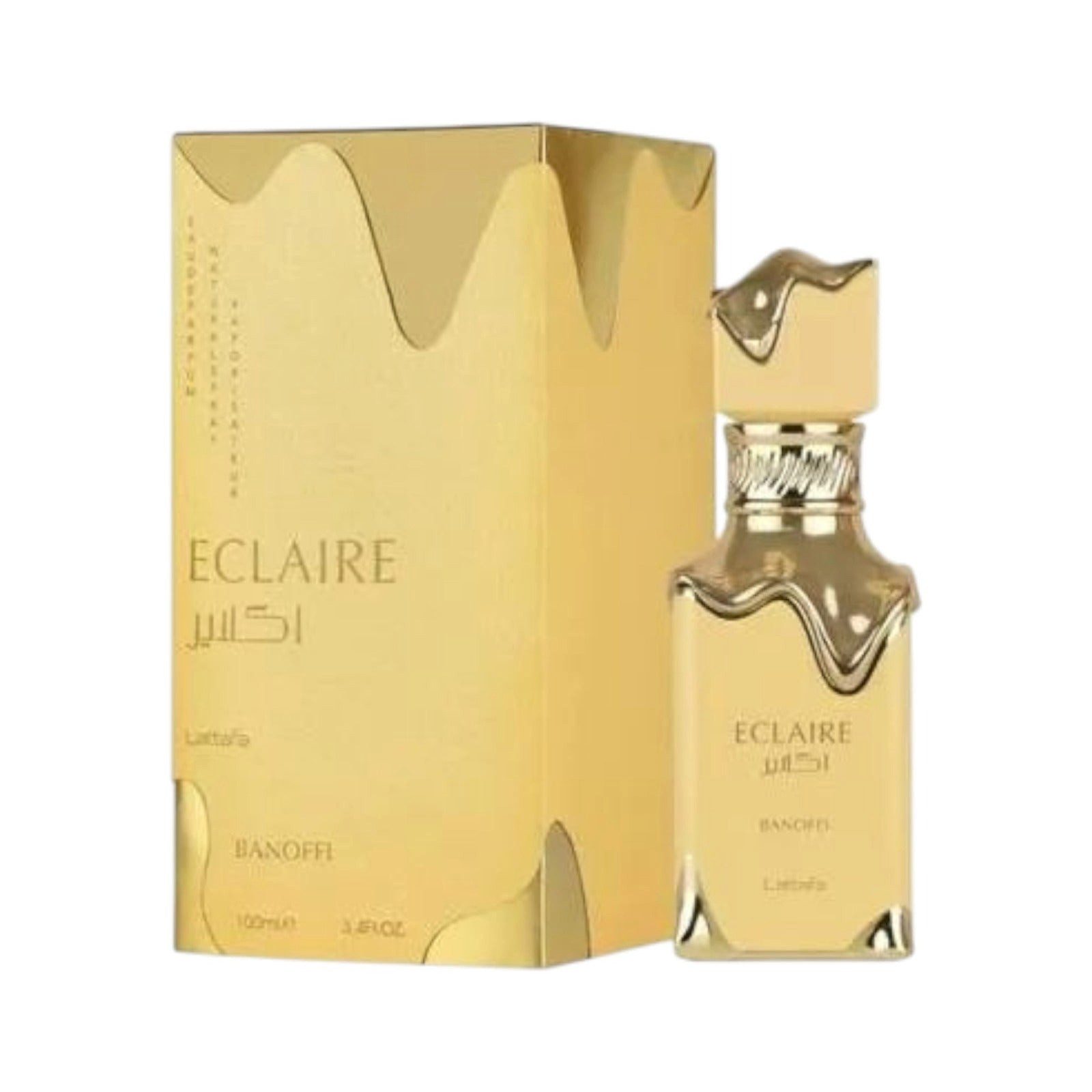 Lattafa Duft-Set Eclaire Banoffi EDP Gourmand · Süß + Parfümzerstäuber (leer)