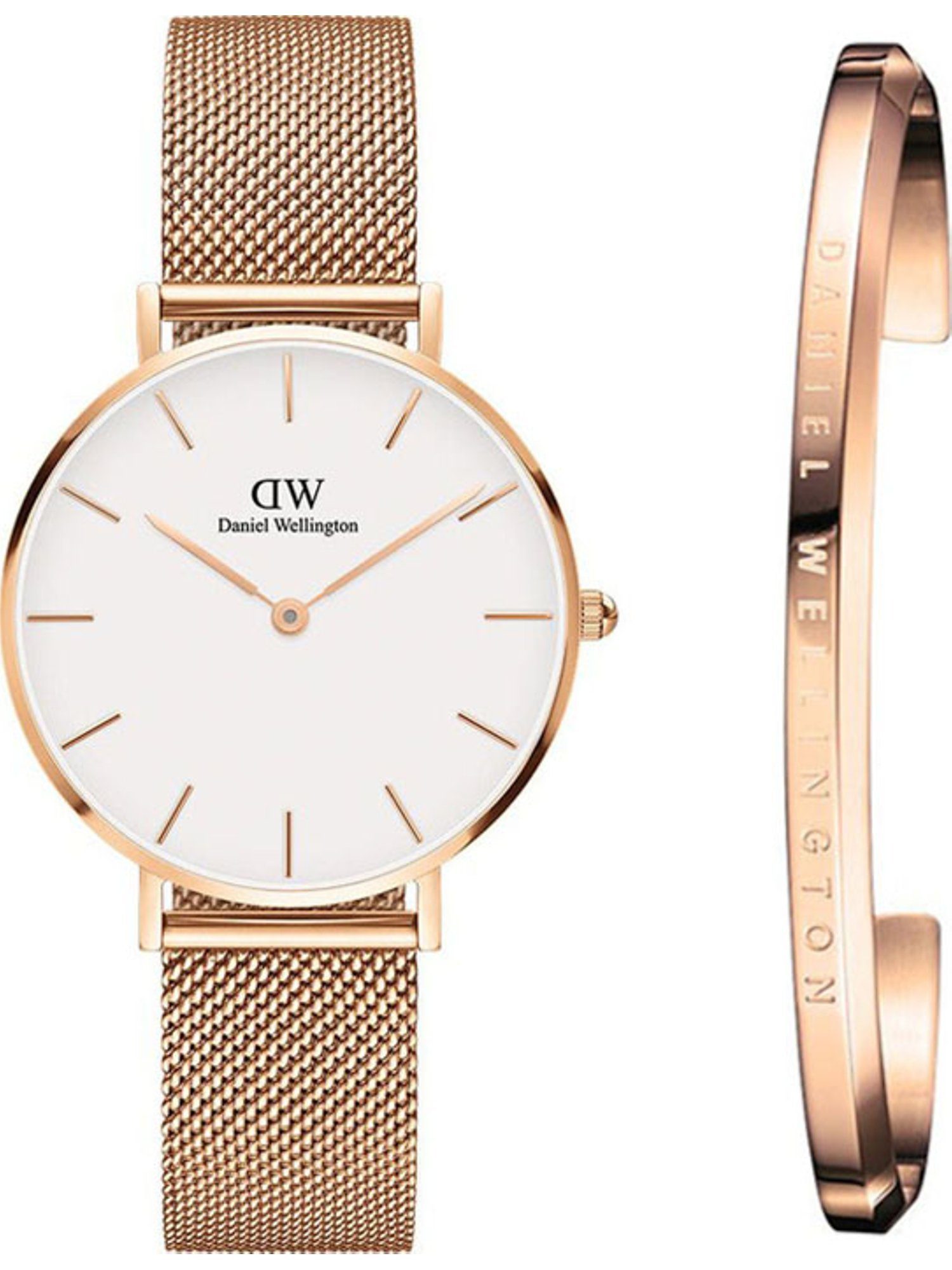 Daniel Wellington Quarzuhr Daniel Wellington Damen-Uhren-Sets Analog Quarz