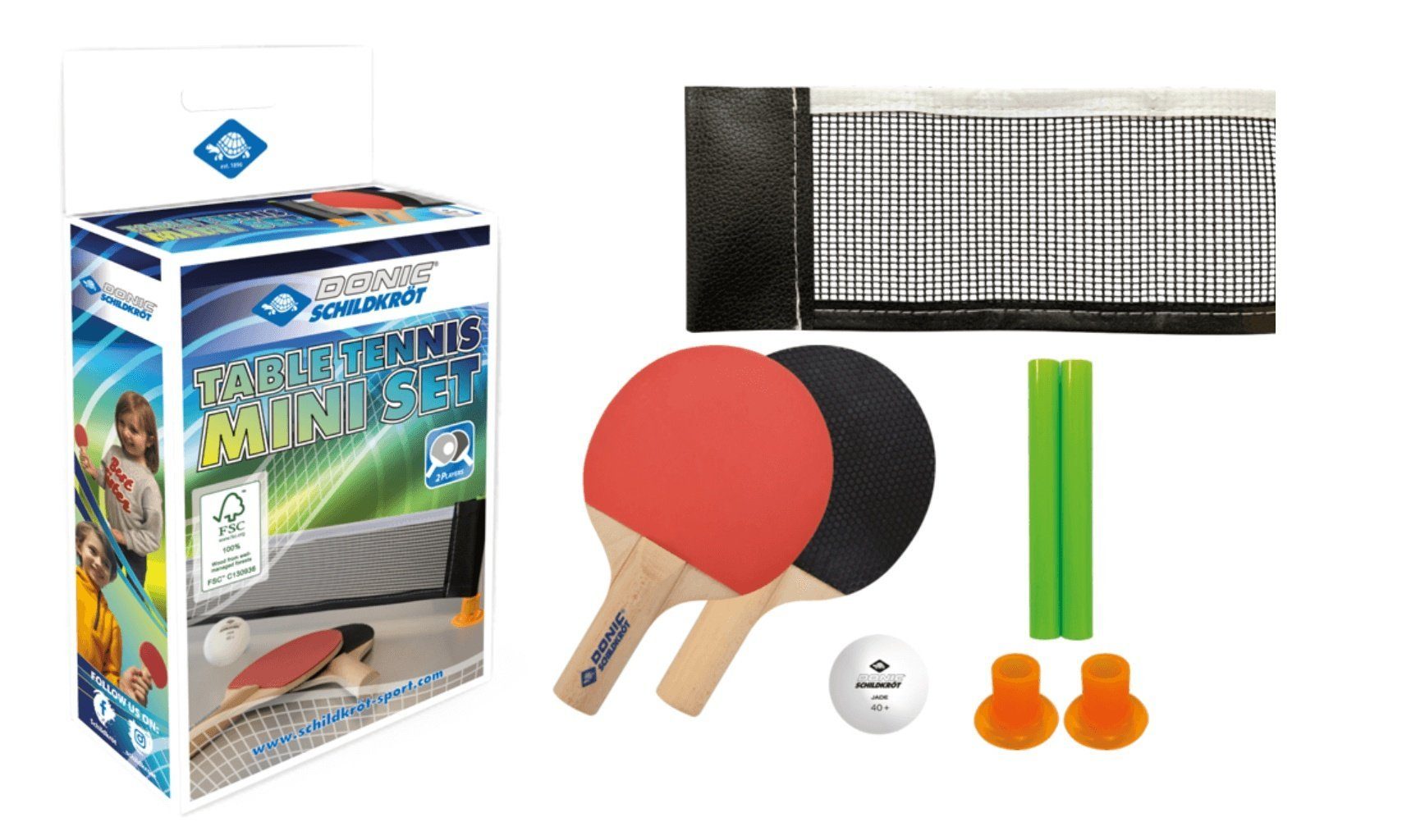 Schildkröt Tischtennisschläger Tischtennis-Mini-Set FSC