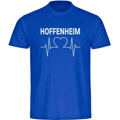 multifanshop T-Shirt Kinder Hoffenheim - Herzschlag - Boy Girl