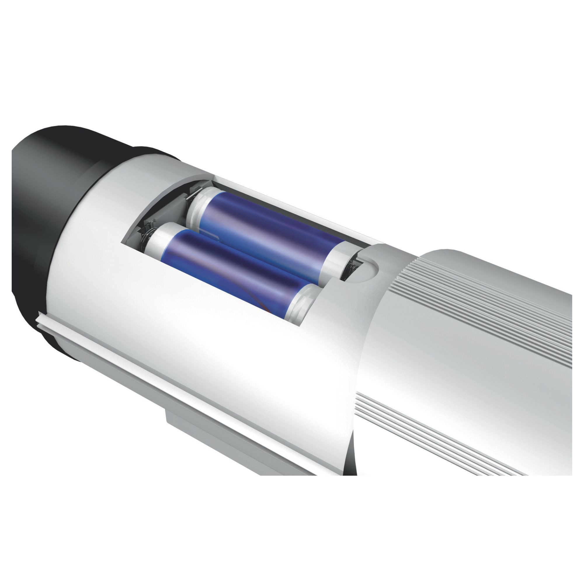 BASI Überwachungskamera Attrappe Dummy Kamera (Spar-Set, 1-tlg., Batteriebetrieben, LED-Licht, Innen-/Außen, Wandhalterung, 1 Stück) – Bild 5 von 5