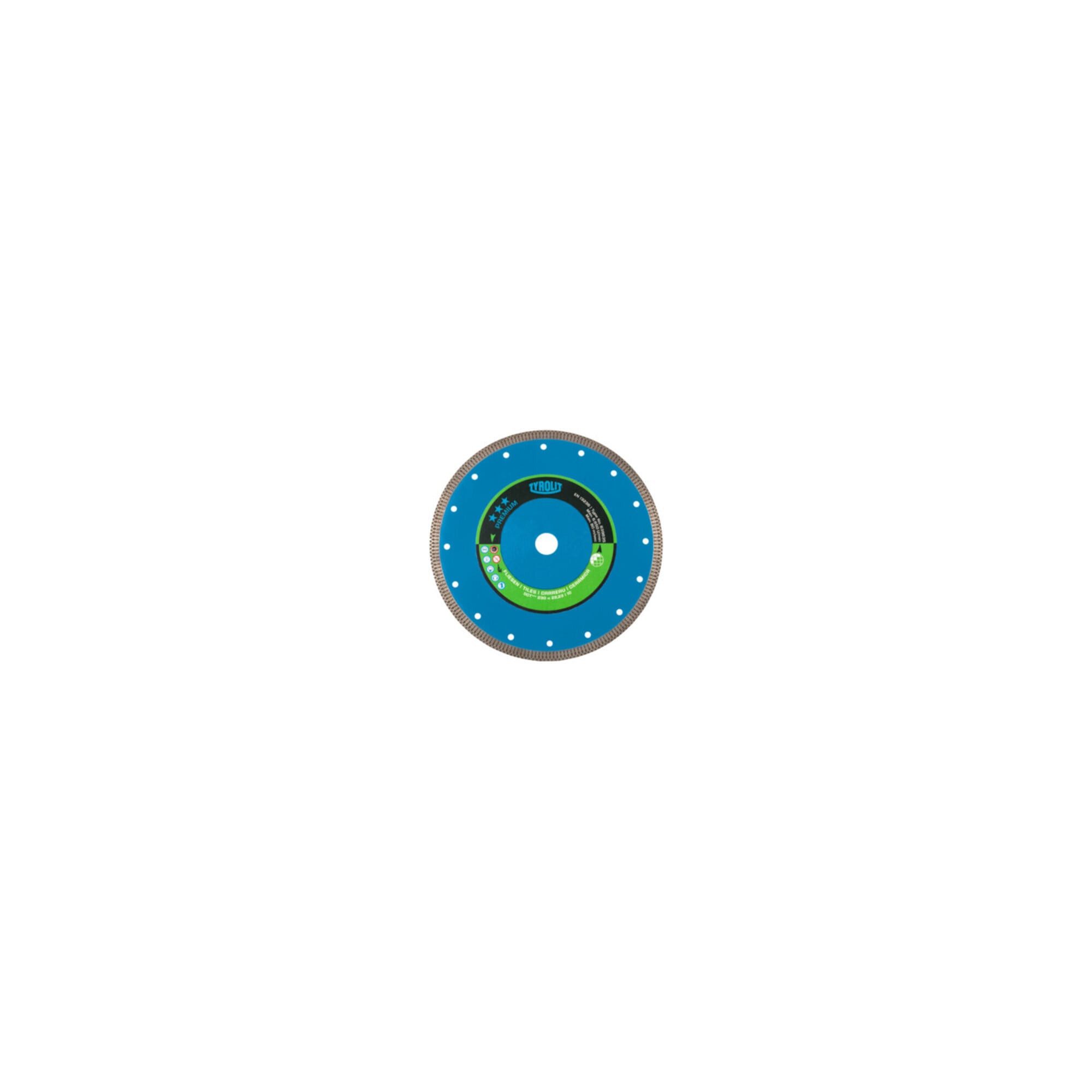 TYROLIT Trennscheiben TYROLIT Diamant-Trennscheibe PREMIUM*** Fliesen, Scheiben-Ø: 230 mm
