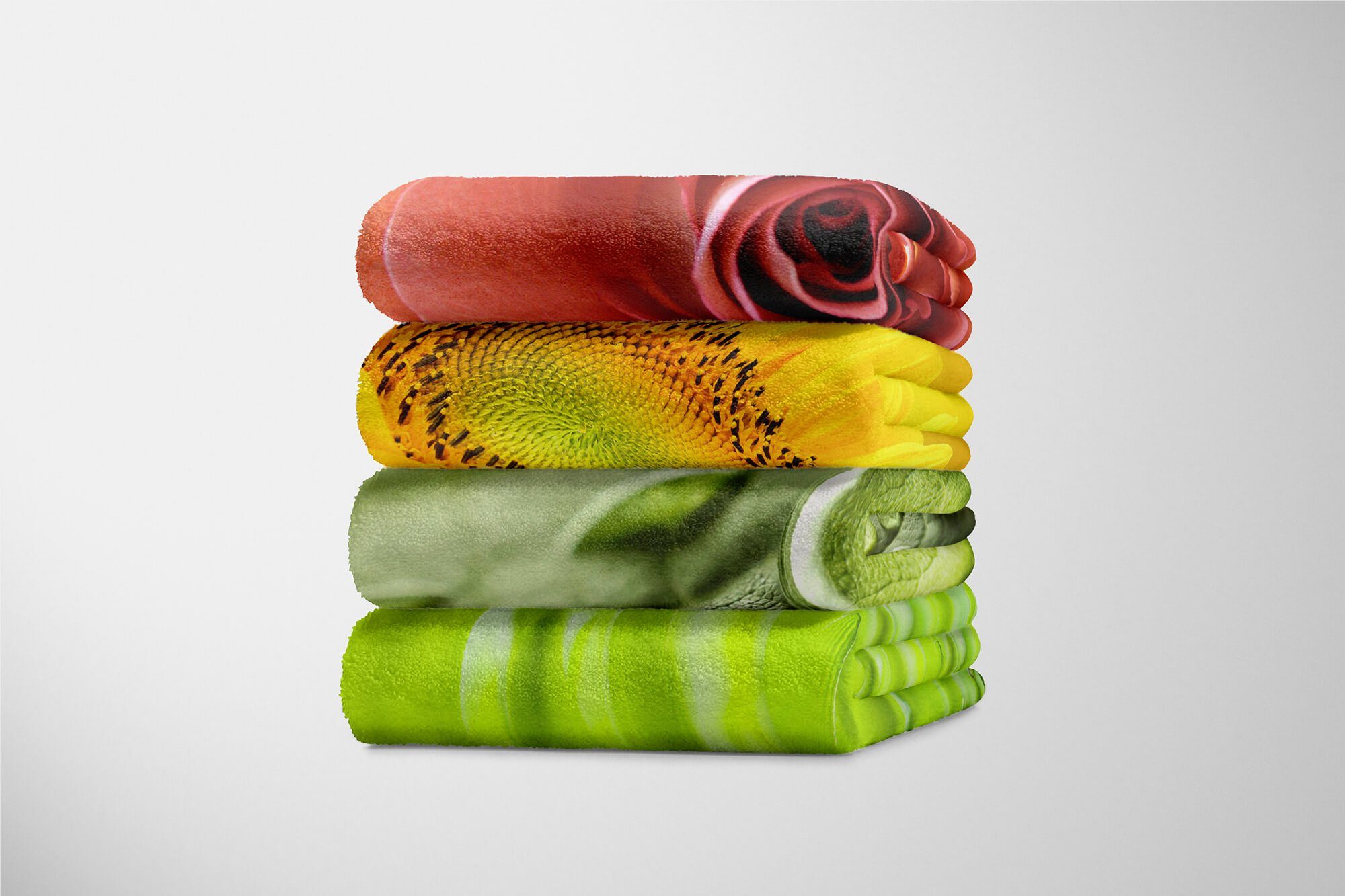 Sinus Handtücher (1-St), Naha, Art Baumwolle-Polyester-Mix mit Strandhandtuch Saunatuch Fotomotiv Kuscheldecke Handtuch Handtuch Wassertropfen