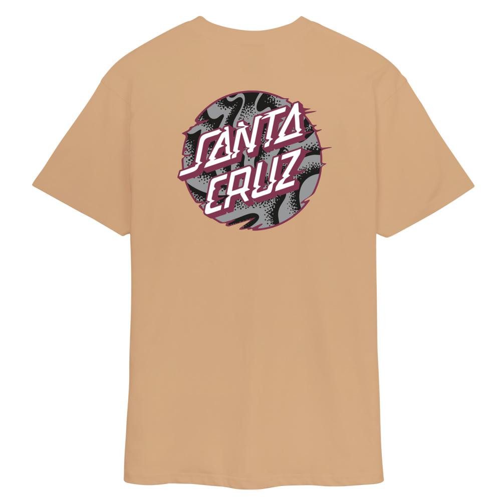 Santa Cruz T-Shirt T-Shirt Santa Cruz Vivid Slick Dot (1-tlg) Großer "Santa Cruz" Logo-Print auf der Rückseite