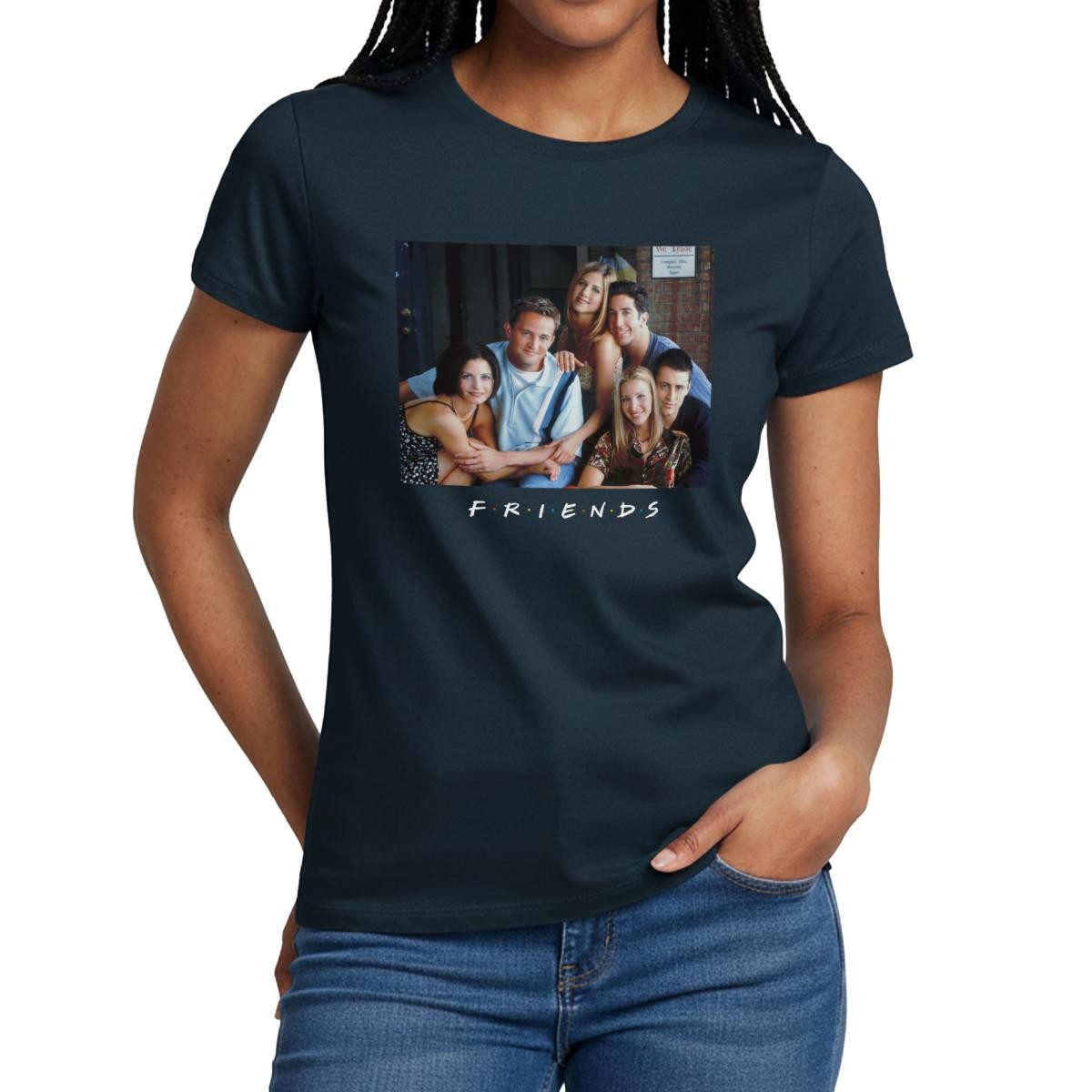 T-Shirt Friends Foto Frauen T-Shirt