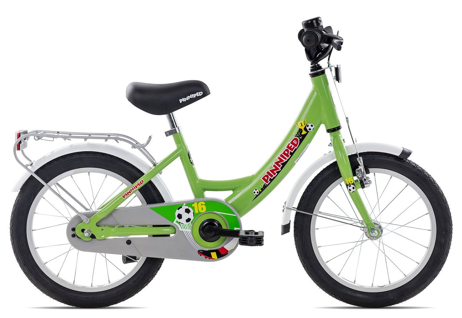 Pinniped Kinderfahrrad Zoll 16, Kinderrad Mädchen 18 1 green grün Kid Bremsnabe 12 Schaltwerk, bis Junge Gang