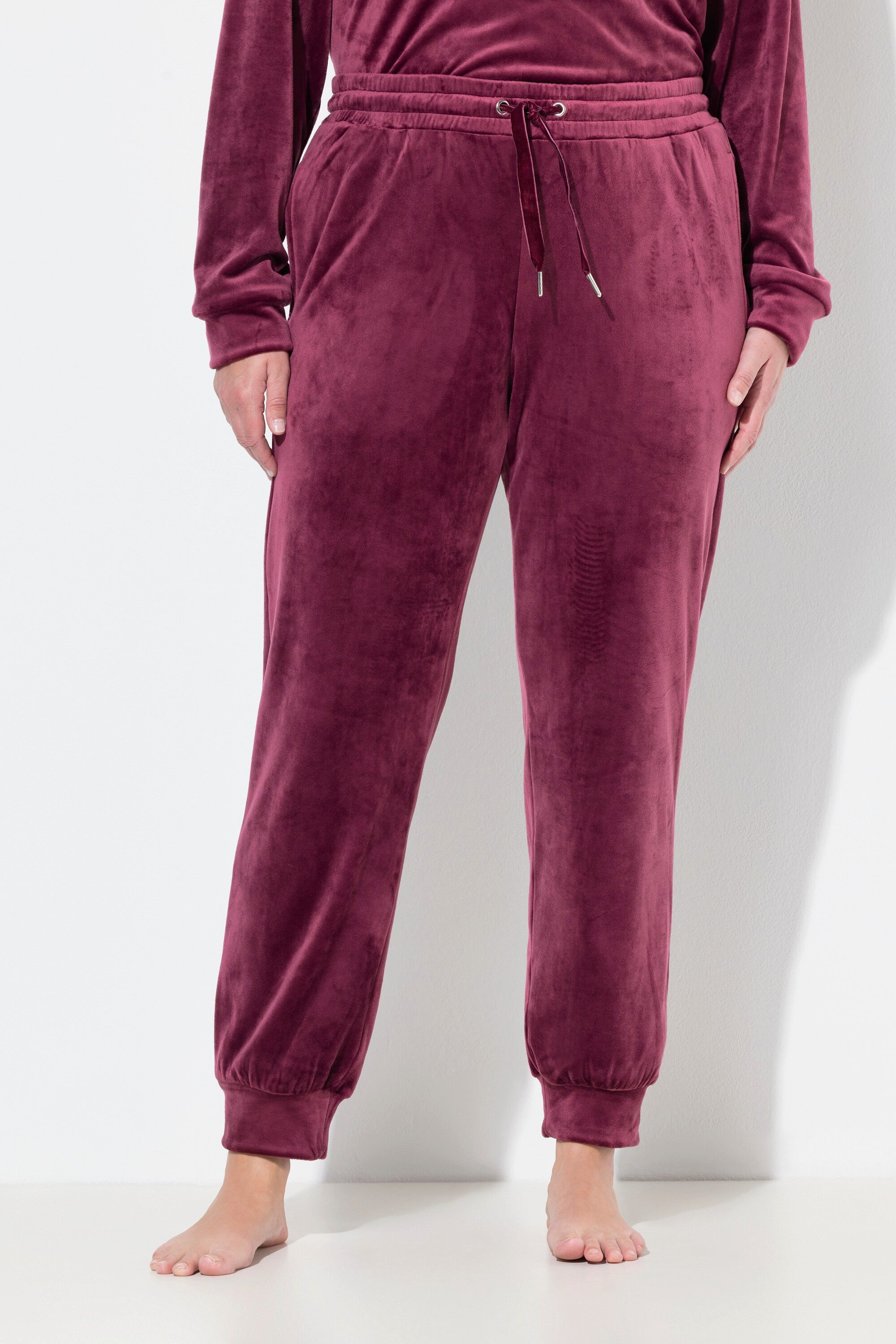 Ulla Popken Homewearhose Homewear-Hose Nicki Bindeband günstig online kaufen
