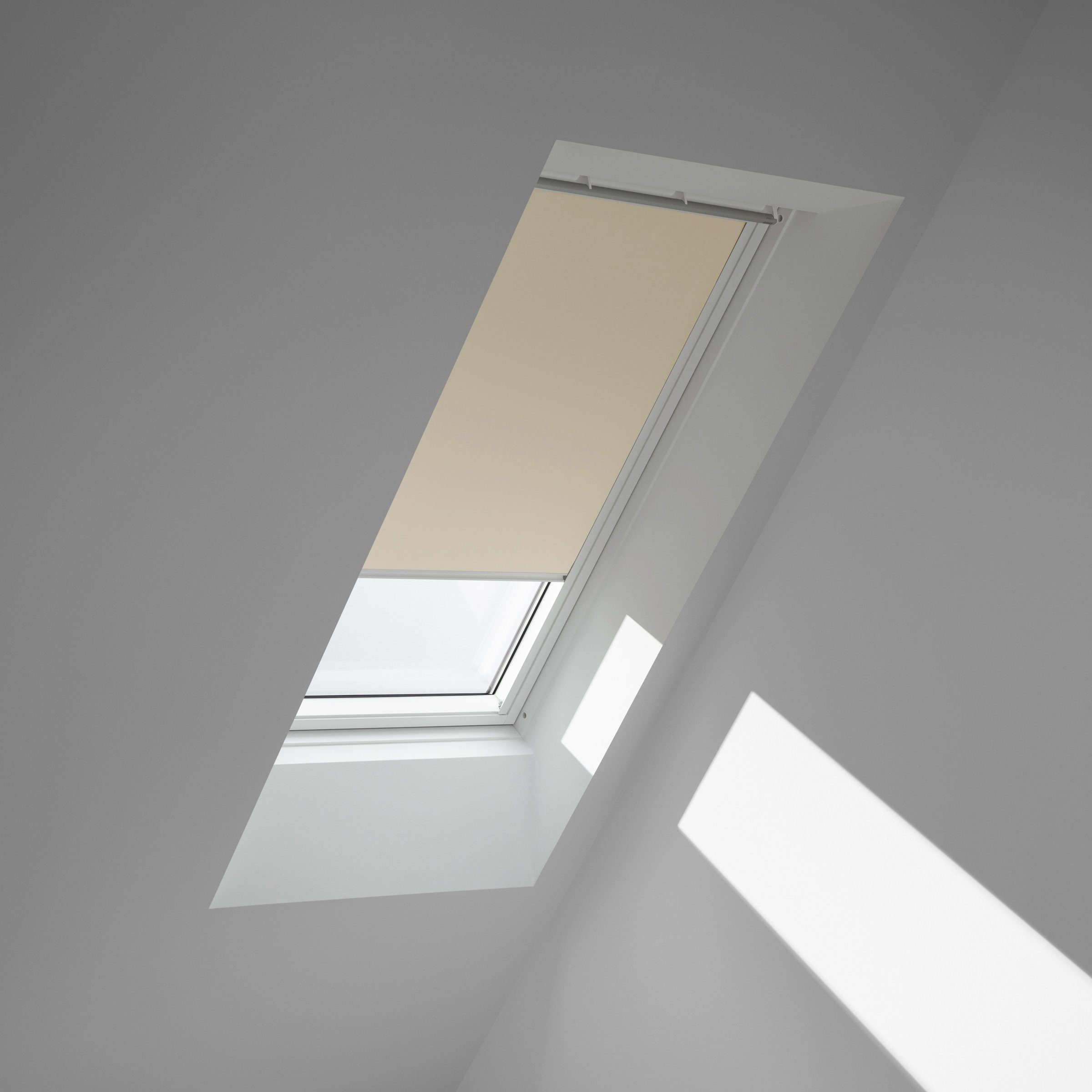 & Verdunklungsrollo beige 1085SWL, »Pick VELUX, VELUX in verdunkelnd, DKL Führungsschienen, Click!«, CK06