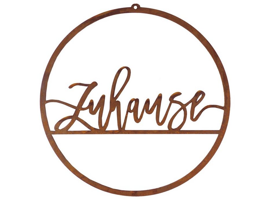 BADEKO DekoSchriftzug »Deko Schild Zuhause aus