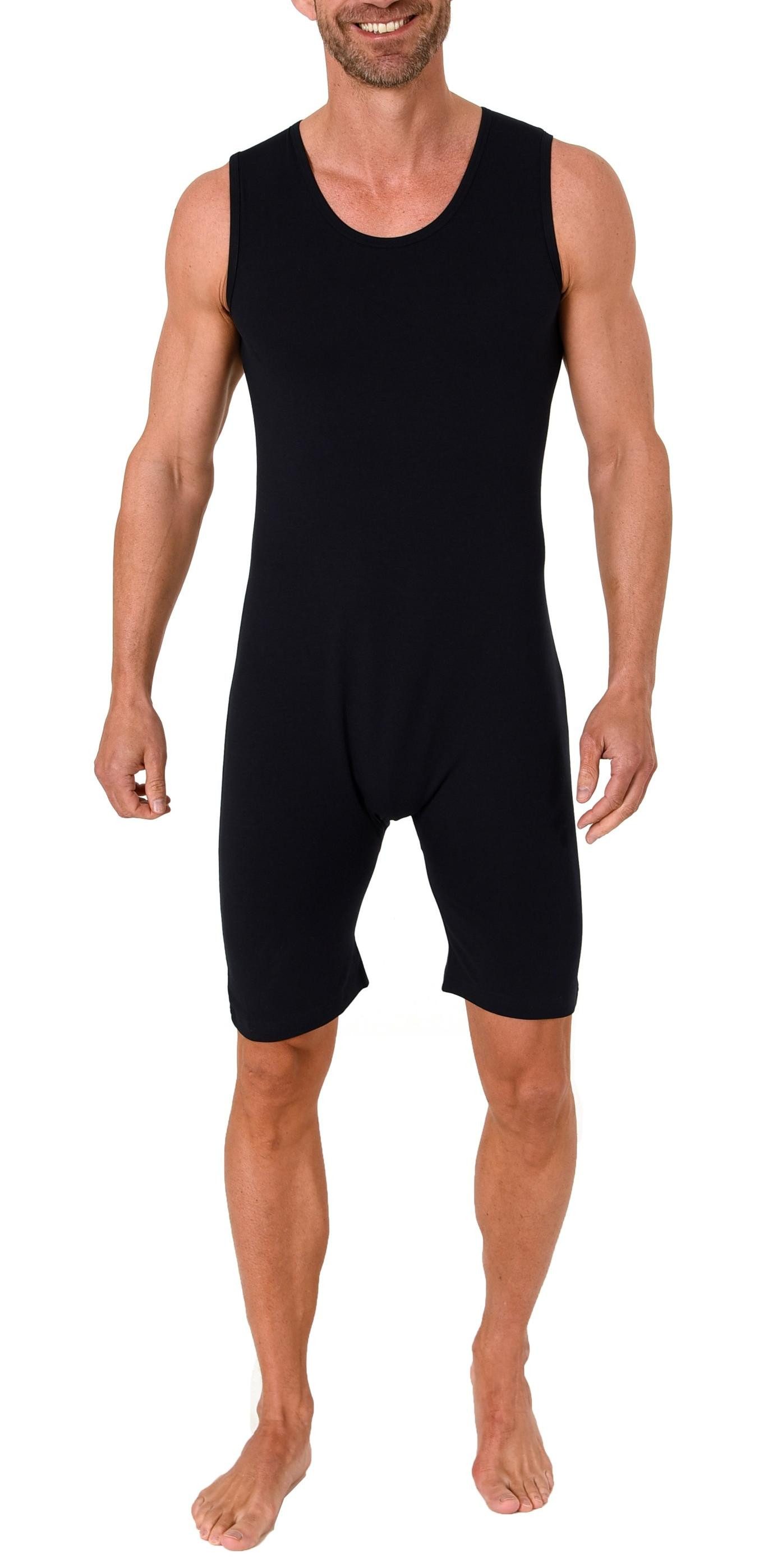 Pyjama Pflegebody Ärmellos UNISEX Pflegeoverall mit Rückenreißverschluss