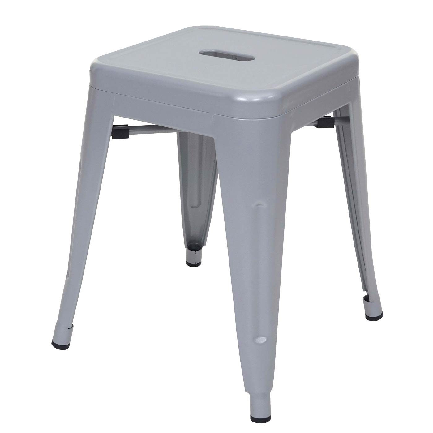 Stapelbar, Maximale pro Stuhl: Belastbarkeit grau Barhocker kg 120 MCW-A73-H-4 (Set, MCW 4er),