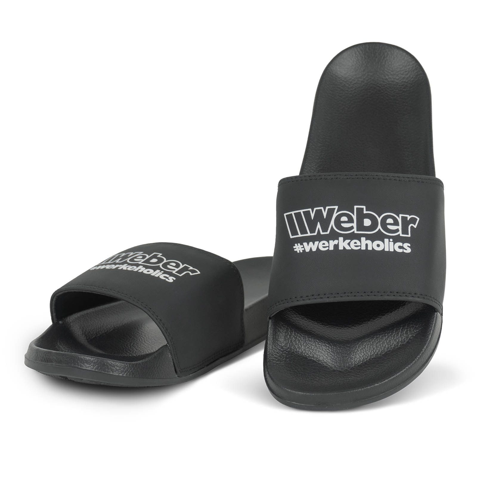 Weber GmbH Weber #Werkeholics Badelatschen schwarz Badeschuh (anatomisches günstig online kaufen