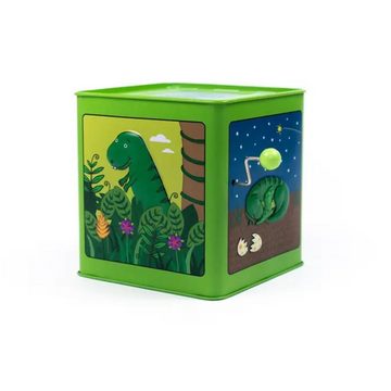 suebidou Spieluhr lustige Springfigur mit Musik Spieluhr T-Rex Dinosaurier in der Box