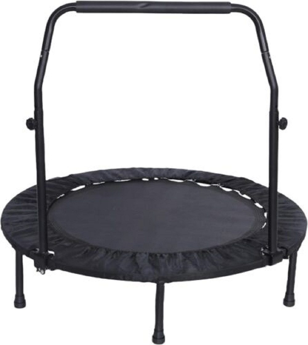 Endless Fitnesstrampolin 40" faltbares Mini-Trampolin, (mit Griff und Max. Belastung 220 Kg, Fitness-Workouts drinnen und draußen), Anti-Rutsch, Perfekt für Aerobic-Übungen