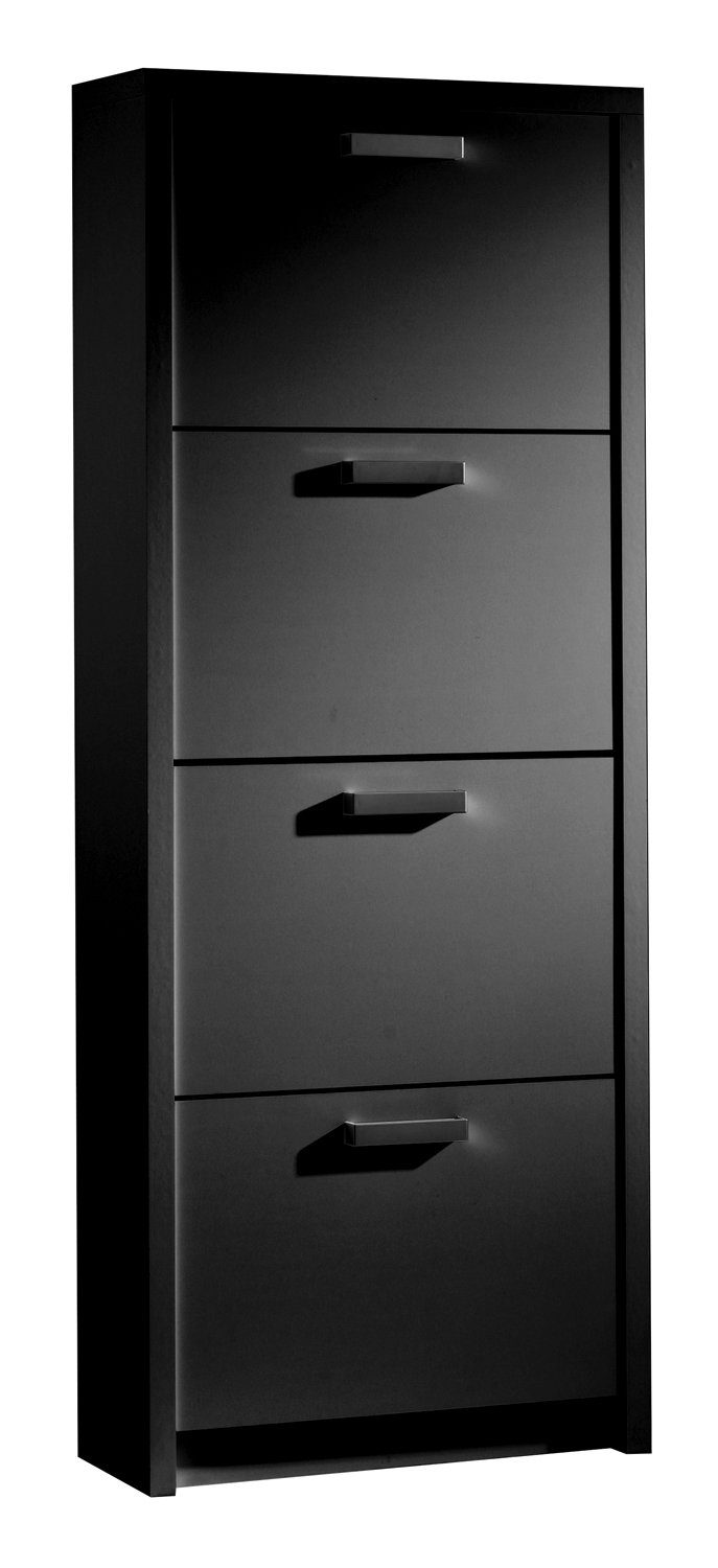 Mäusbacher Schuhkipper BIG, Schwarzstahl Dekor, B 64 cm x H 164 cm, 4 Klappen