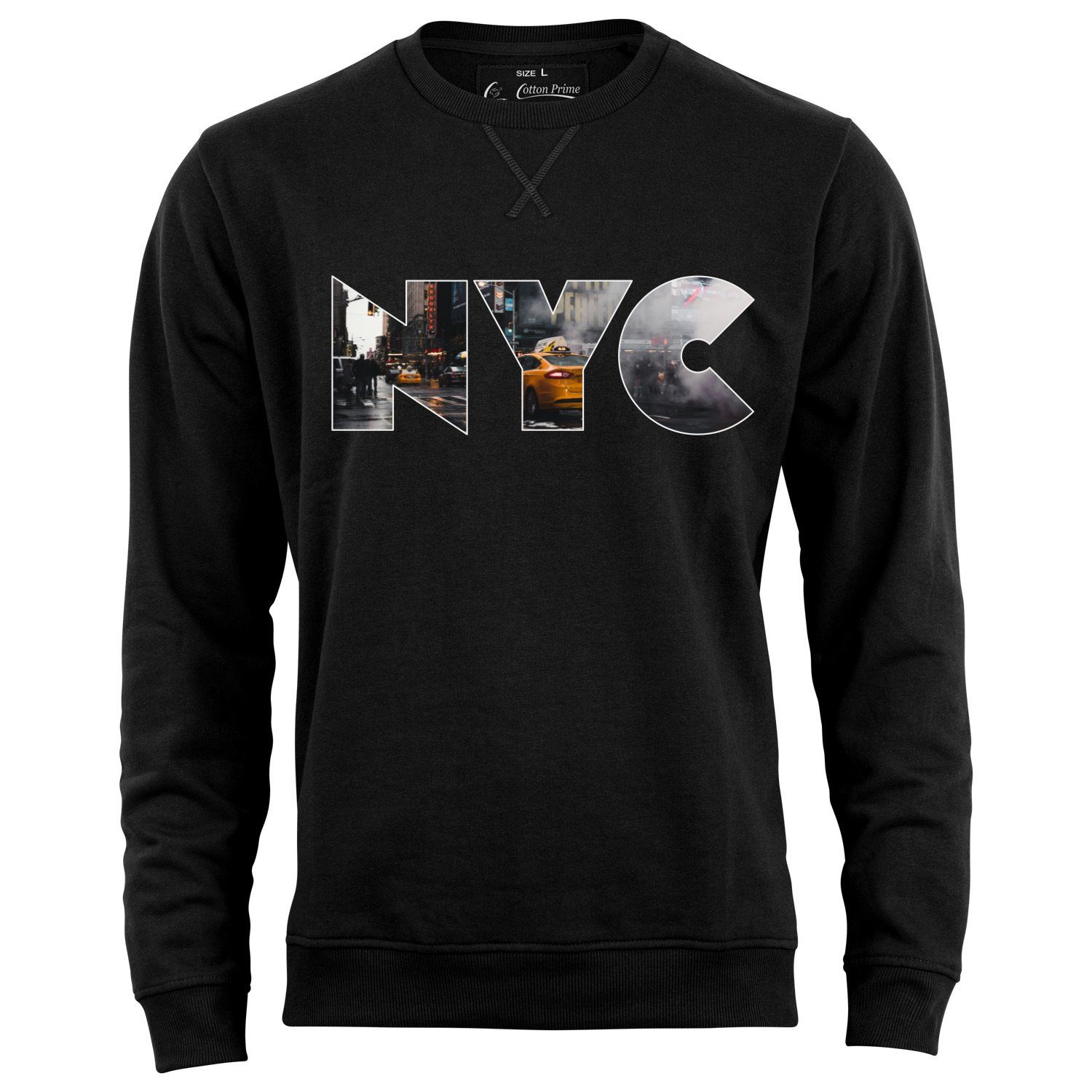Cotton Prime® Hoodie Skyline New York - Weltenbummler Kollektion mit weichem Innenfleece