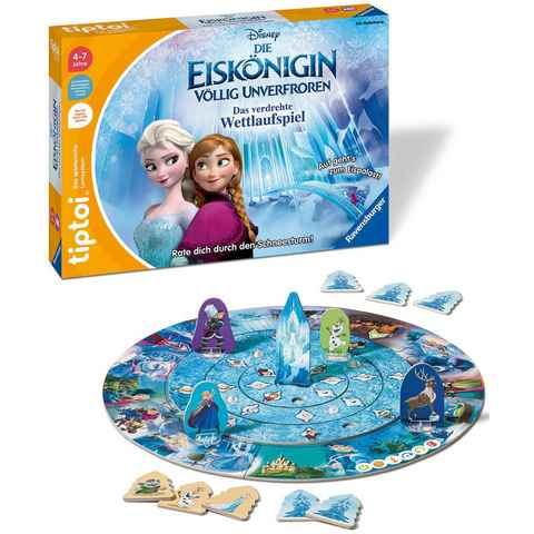 Ravensburger Spiel, tiptoi® Völlig unverfroren - Das verdrehte Wettlaufspiel, Disney Die Eiskönigin, FSC® - schützt Wald - weltweit