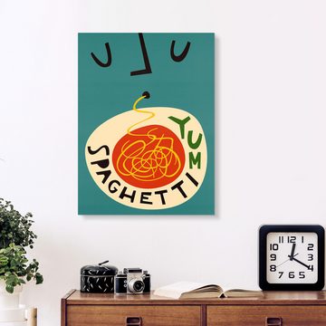 Posterlounge Forex-Bild Fox & Velvet, Yum Spaghetti, Küche Digitale Kunst