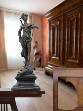 Aubaho Skulptur Bronzeskulptur Diana Victorius im Antik-Stil Bronze Figur Statue 47,6c