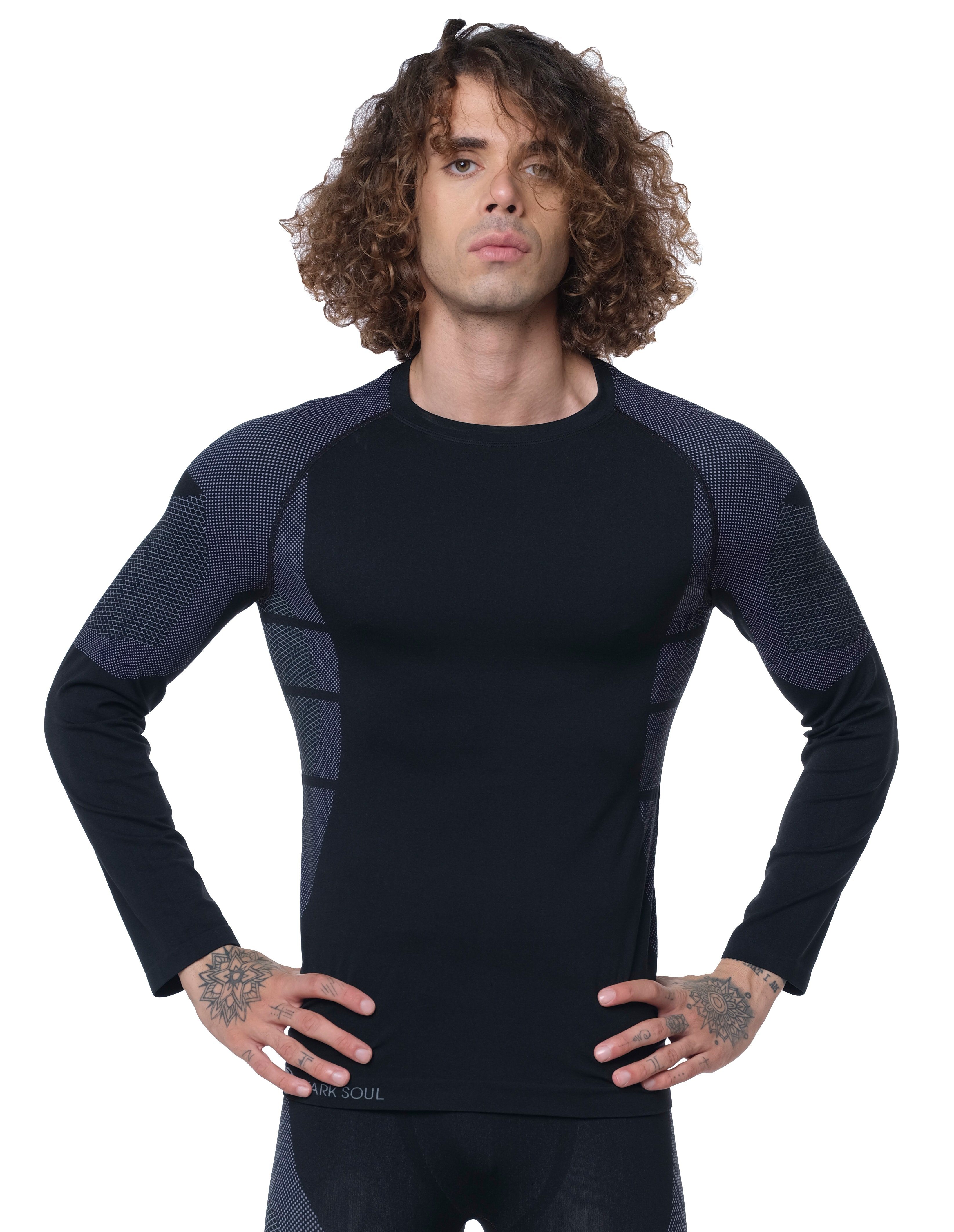Stark Soul® Funktionsunterhemd Funktionshirt, Skiunterwäsche, Funktionsunterwäsche, Langarm, Seamless