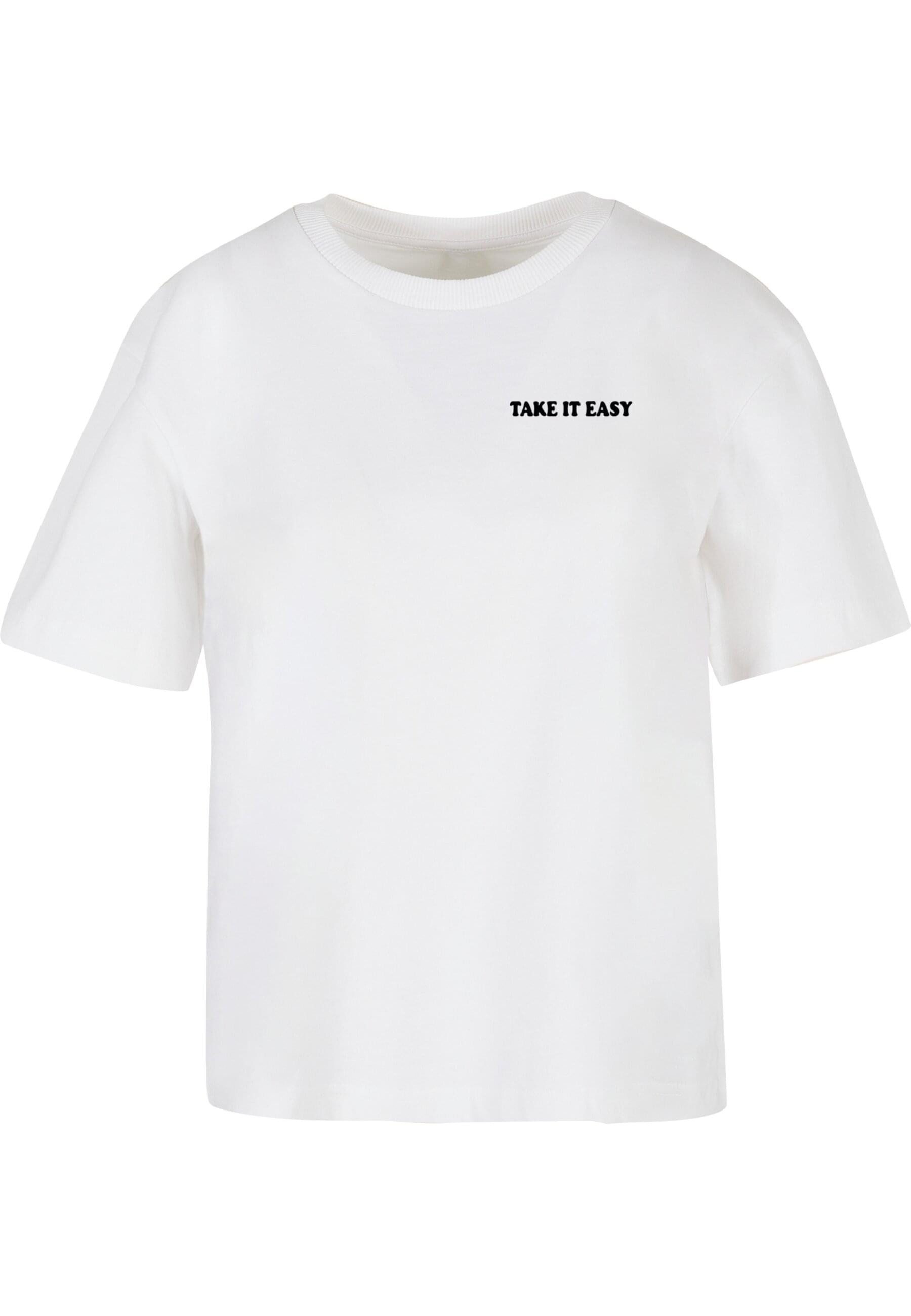 Miss Tee T-Shirt Miss Tee Take It Easy Flowers Tee (1-tlg) günstig online kaufen