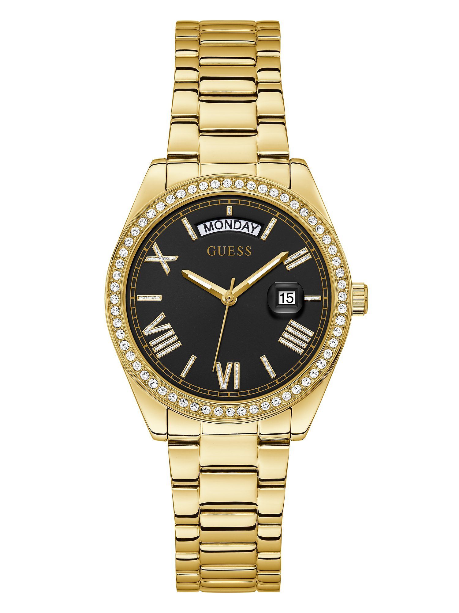 Quarzuhr Guess Damen-Uhren Analog Quarz