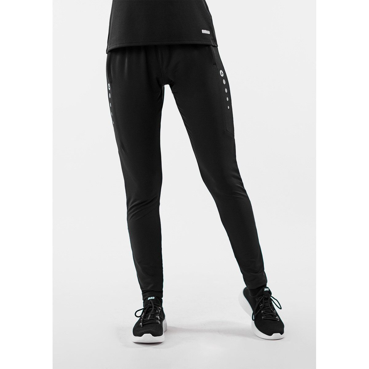 Jako Trainingshose Premium Champ 2.0 lang schwarz Damen