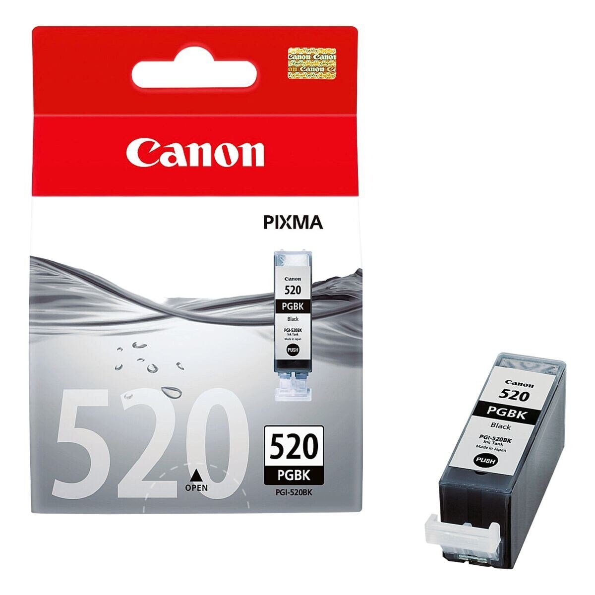 Canon PGI-520 BK Tintenpatrone (1-tlg., Original Druckerpatrone, schwarz)