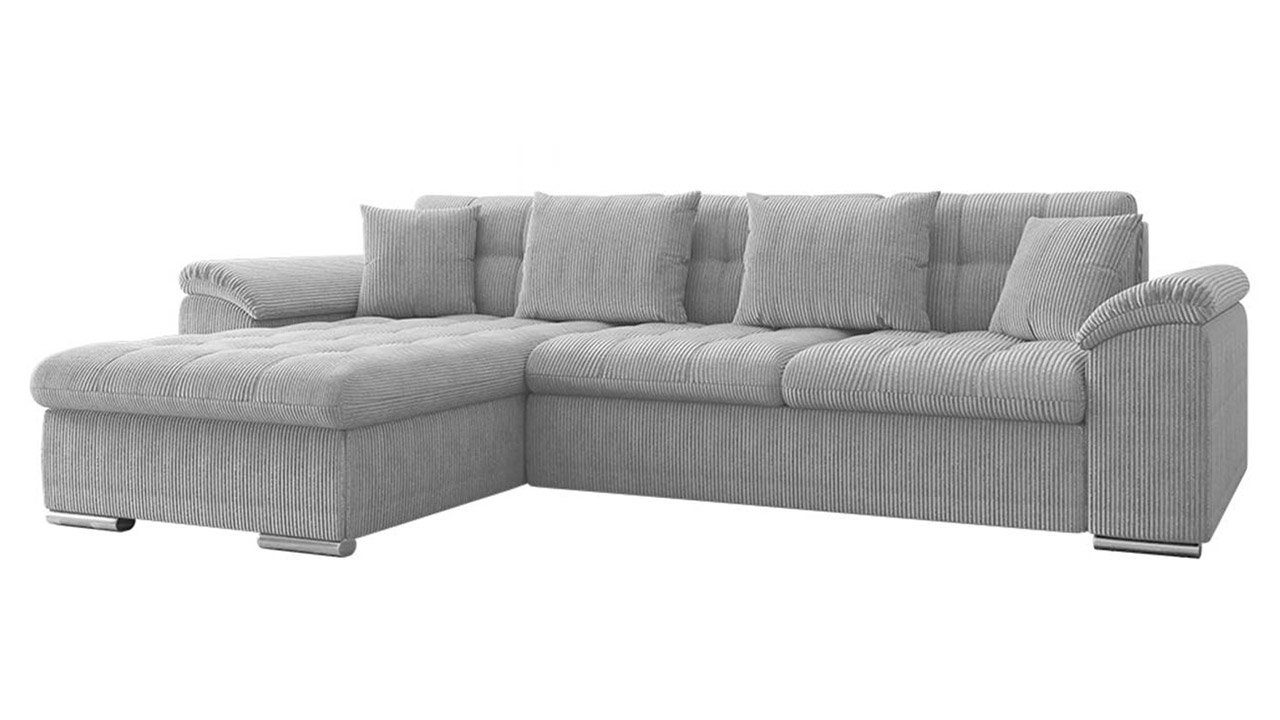 MIRJAN24 Ecksofa Diana Cord, mit Bettkasten günstig online kaufen