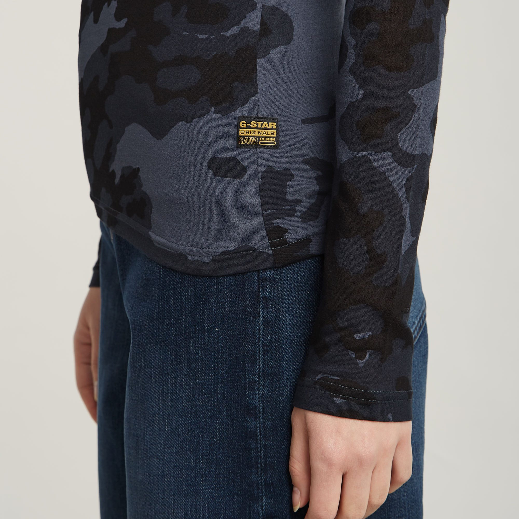 G-STAR Langarmshirt Aop Slim Wmn mit Allover-Print