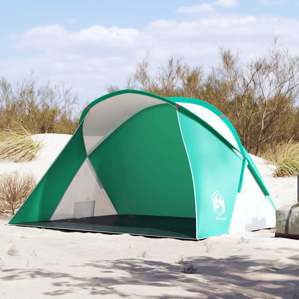 Strandmuschel Strandzelt Pop-Up 225/190 x 158 x 115 cm Meergrün