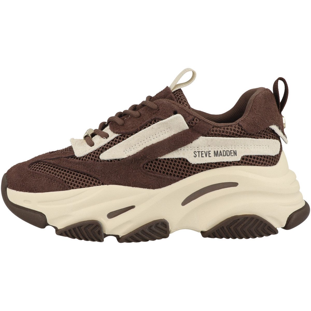 STEVE MADDEN Possession-E Damen Sneaker Turnschuhe, Sportschuhe, Freizeitschuhe, Halbschuhe, Schnürschuhe