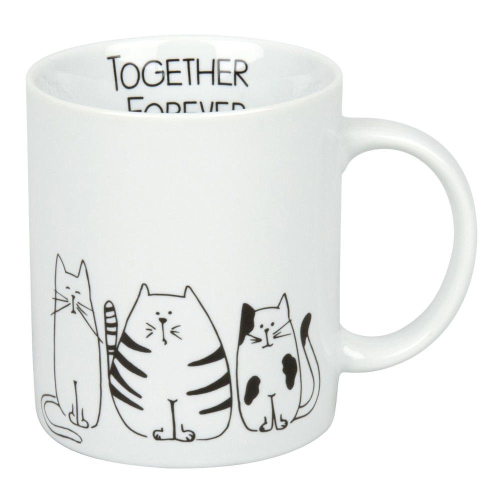 Könitz Becher Funny Cats, Porzellan