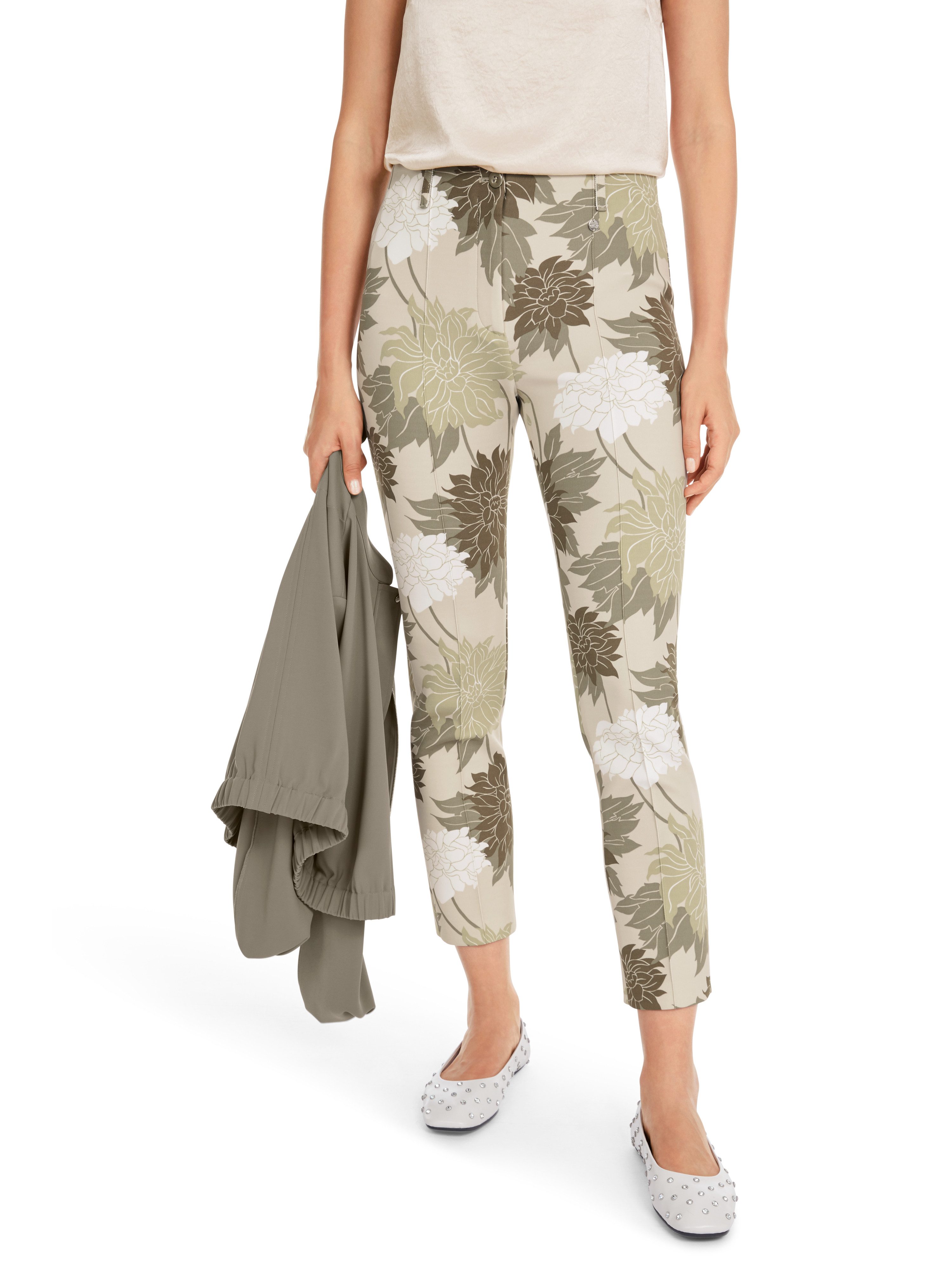 Marc Cain Jerseyhose "Noble Neutrals" Premium günstig online kaufen