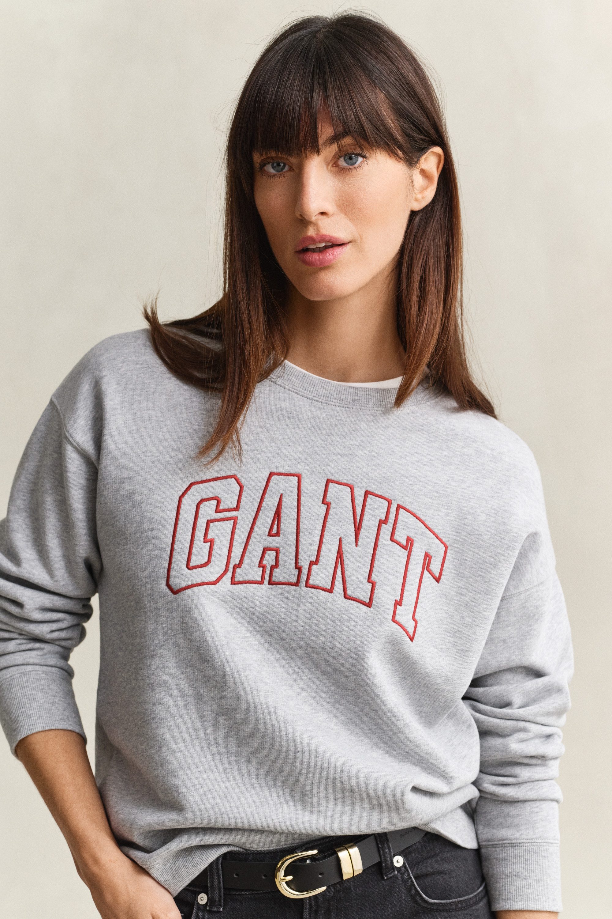 Gant Sweatshirt GRAPHIC C-NECK SWEAT Relaxed fit mit Rundhalsausschnitt