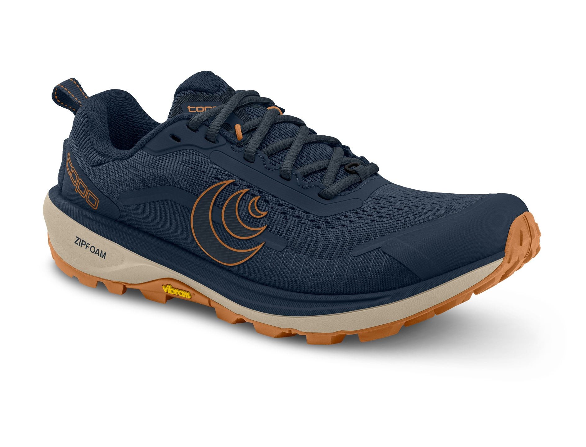 Topo Terraventure 5 (Trail, breitere Zehenbox) 2026 navyblau/orange Herren Laufschuh