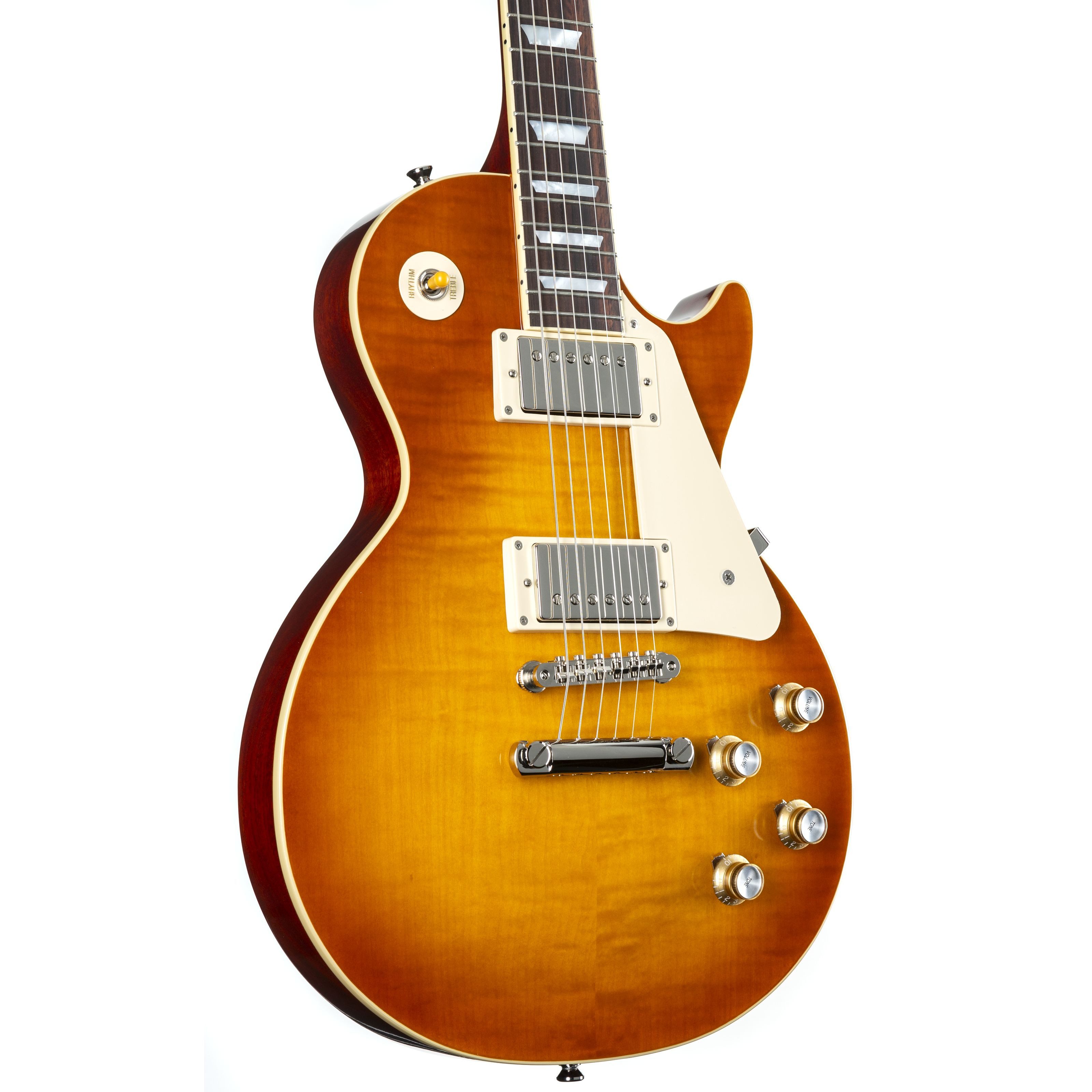 Epiphone E-Gitarre, E-Gitarren, Single Cut Modelle, 1960 Les Paul Standard Reissue Iced Tea Burst - Single Cut E-Gitarre