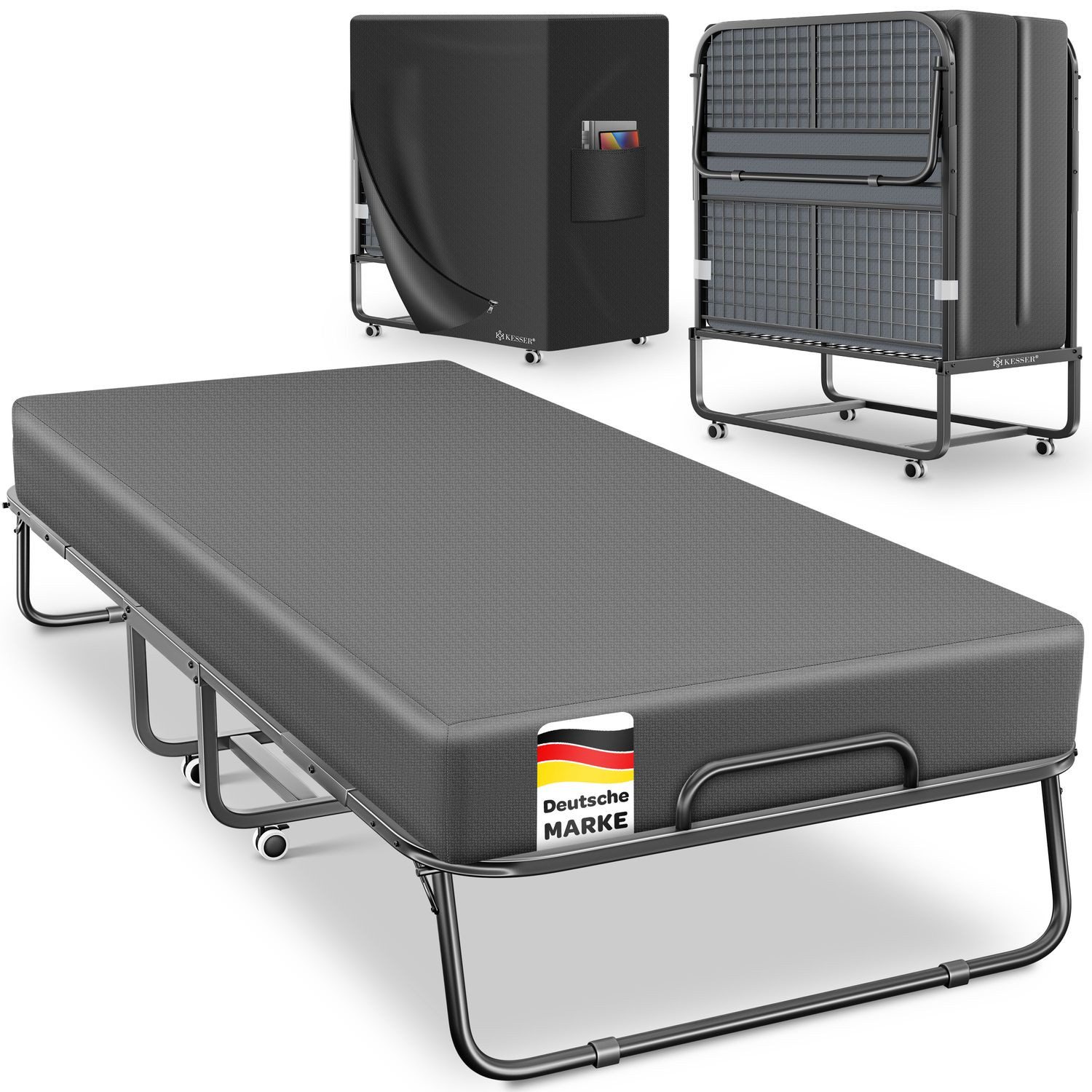 KESSER Gästebett 200x90cm Klappbett faltbares Reisebett günstig online kaufen