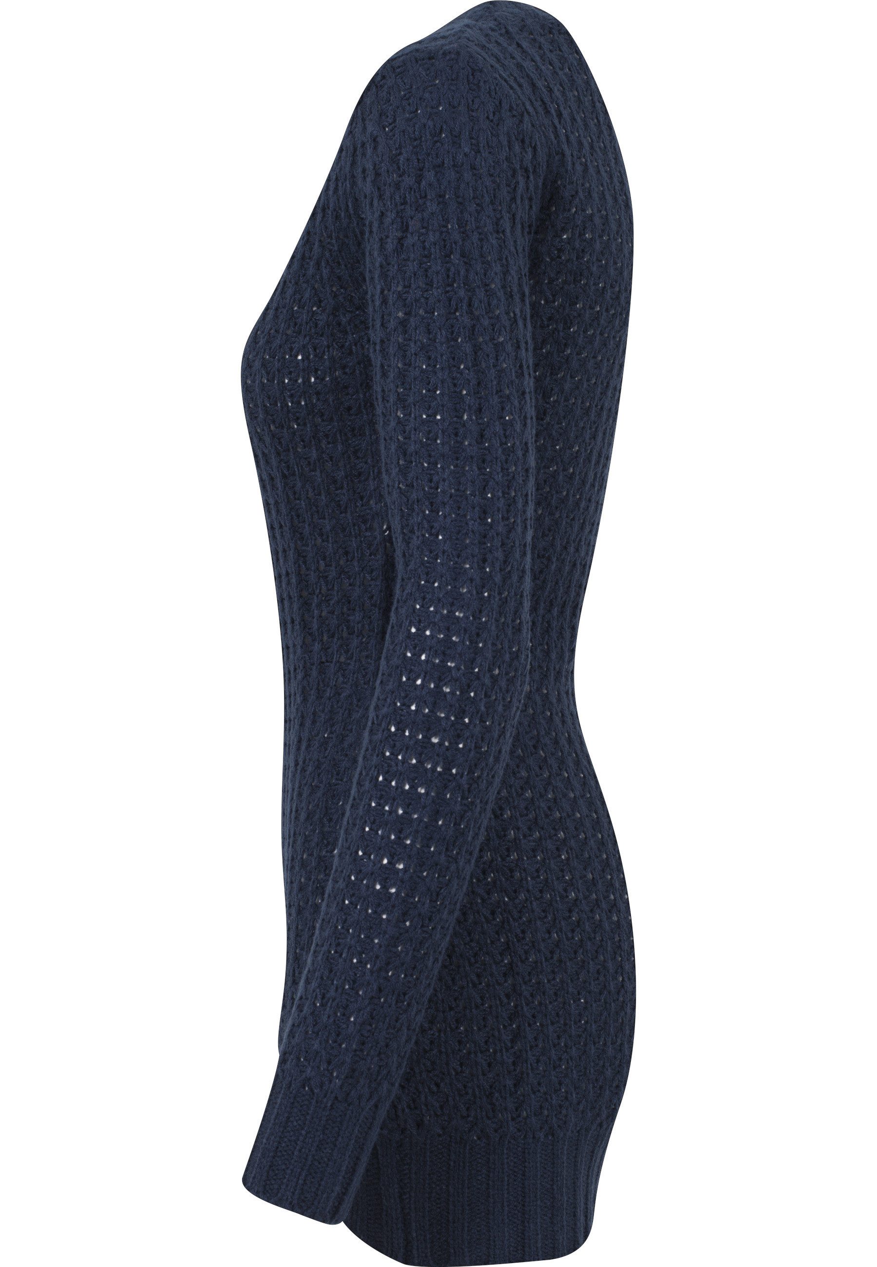 URBAN CLASSICS Rundhalspullover Urban Classics Damen Ladies Long Wideneck Sweater (1-tlg)