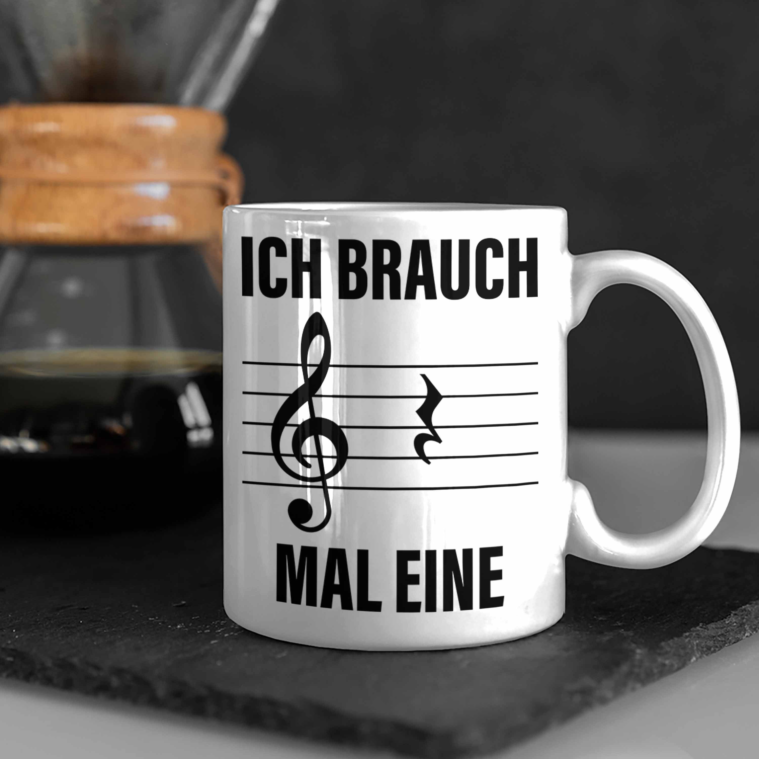 Trendation Tasse Musiker Tasse Geschenk Ich Brauch Mal Eine Pause Lustige Geschenkidee