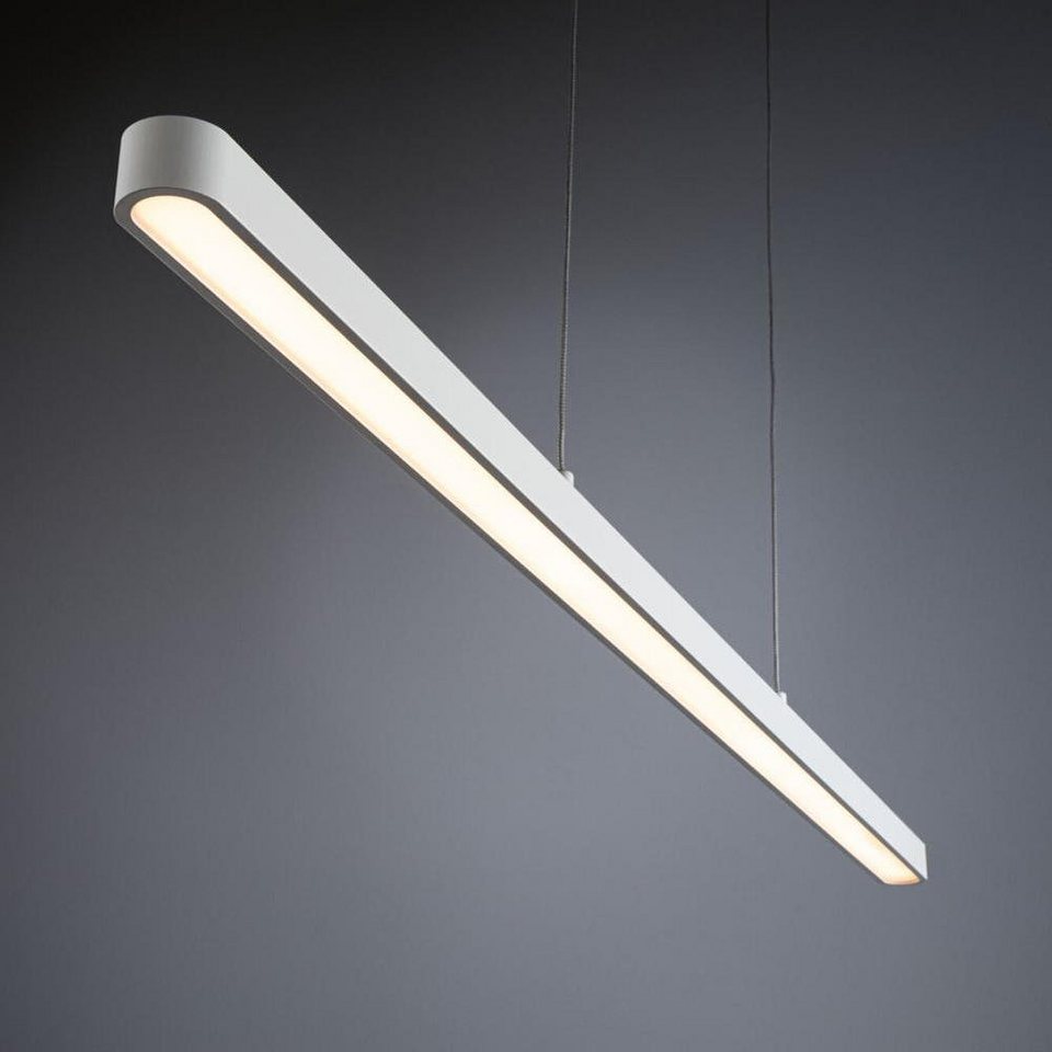 Paulmann LED Pendelleuchte LED Pendelleuchte Lento in Weiß 4x10,5W 3495lm,  keine Angabe, Leuchtmittel enthalten: Ja, fest verbaut, LED, warmweiss,  Hängeleuchte, Pendellampe, Pendelleuchte