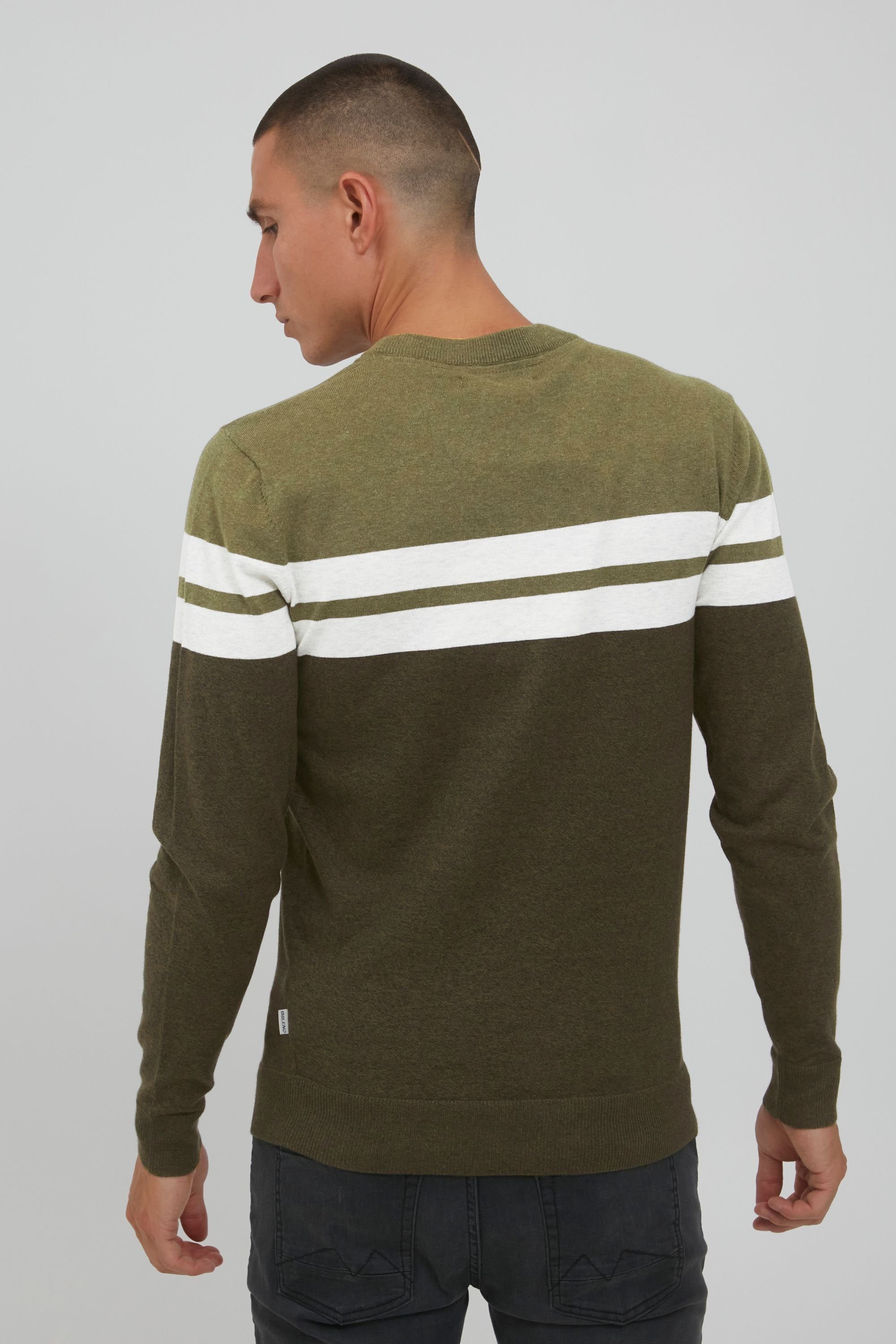 Blend Strickpullover BHNarius Feinstrick Pullover im Colorblock-Design